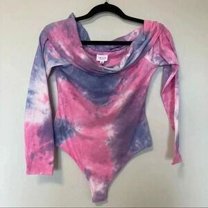 NWT Lelis  tie and dye bodysuit